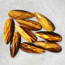 10X28MM FACETED PEAR CABOCHON TIGER EYE(4PCS/BAG))